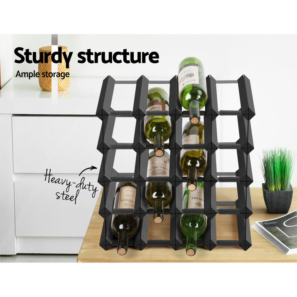 Wine Rack 20 Bottle Timber Wine Storage