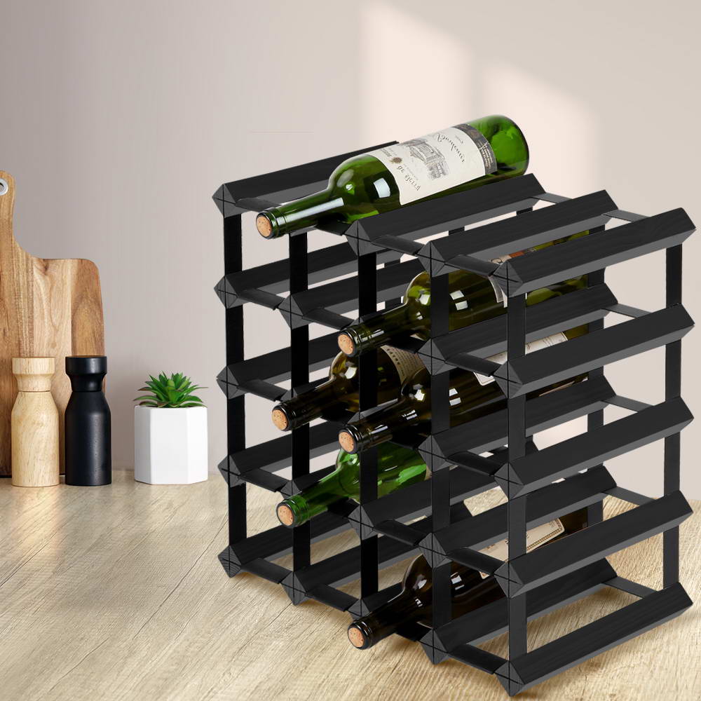 Wine Rack 20 Bottle Timber Wine Storage