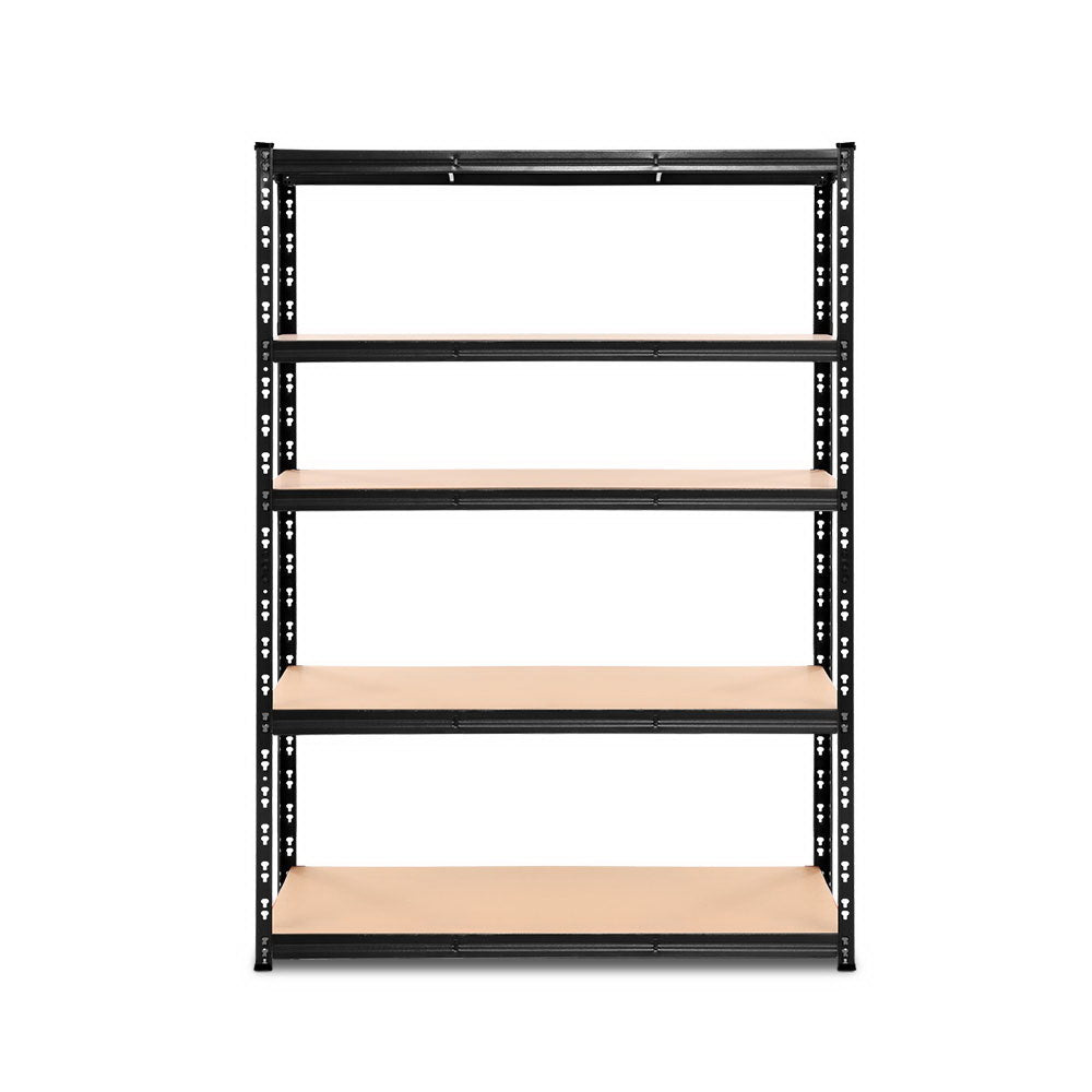 Warehouse Racking Shelving Storage 1.8M Shelf Garage Shelves Rack Steel Black