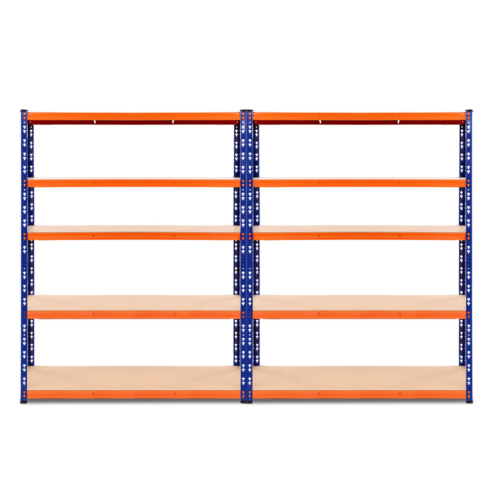 Garage Shelving Warehouse Rack 2.4MX1.8M Pallet Racking Storage Steel Orange&Blue