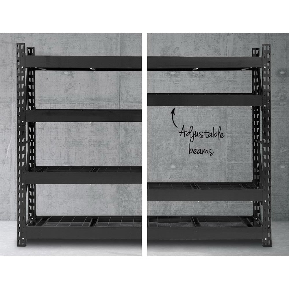 Warehouse Racking Shelving 2M  Heavy Duty Steel Garage Storage Rack