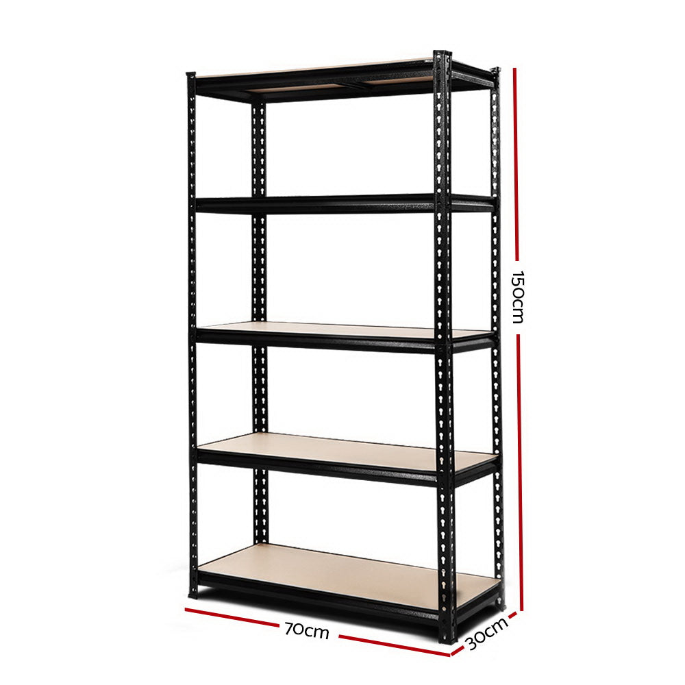 Warehouse Racking Rack Storage 1.5M  Shelf Organiser Industrial Shelving Garage Kitchen Store Shelves Steel