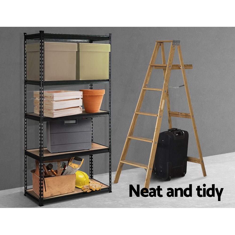 Warehouse Racking Rack Storage 1.5M  Shelf Organiser Industrial Shelving Garage Kitchen Store Shelves Steel