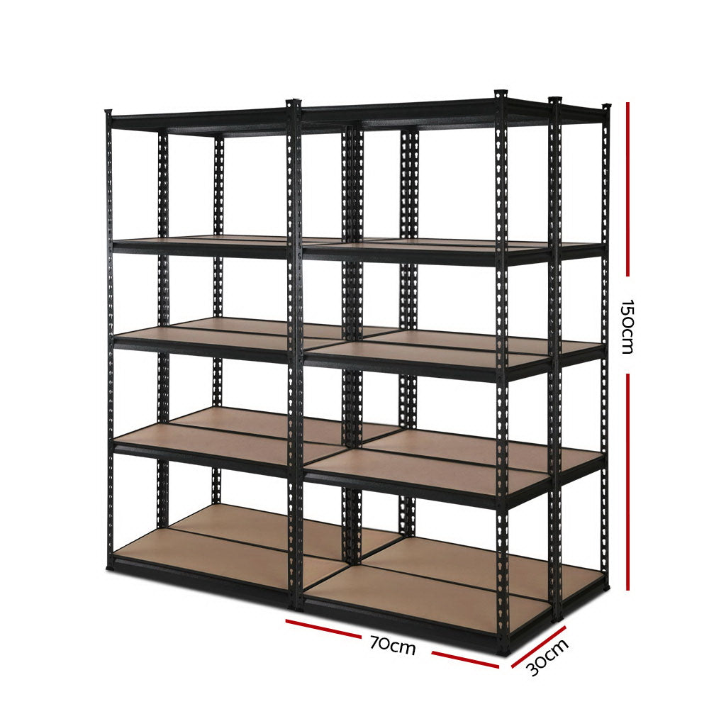 Warehouse Shelving Racking 4x1.5M Storage Garage Steel Metal Shelves Rack