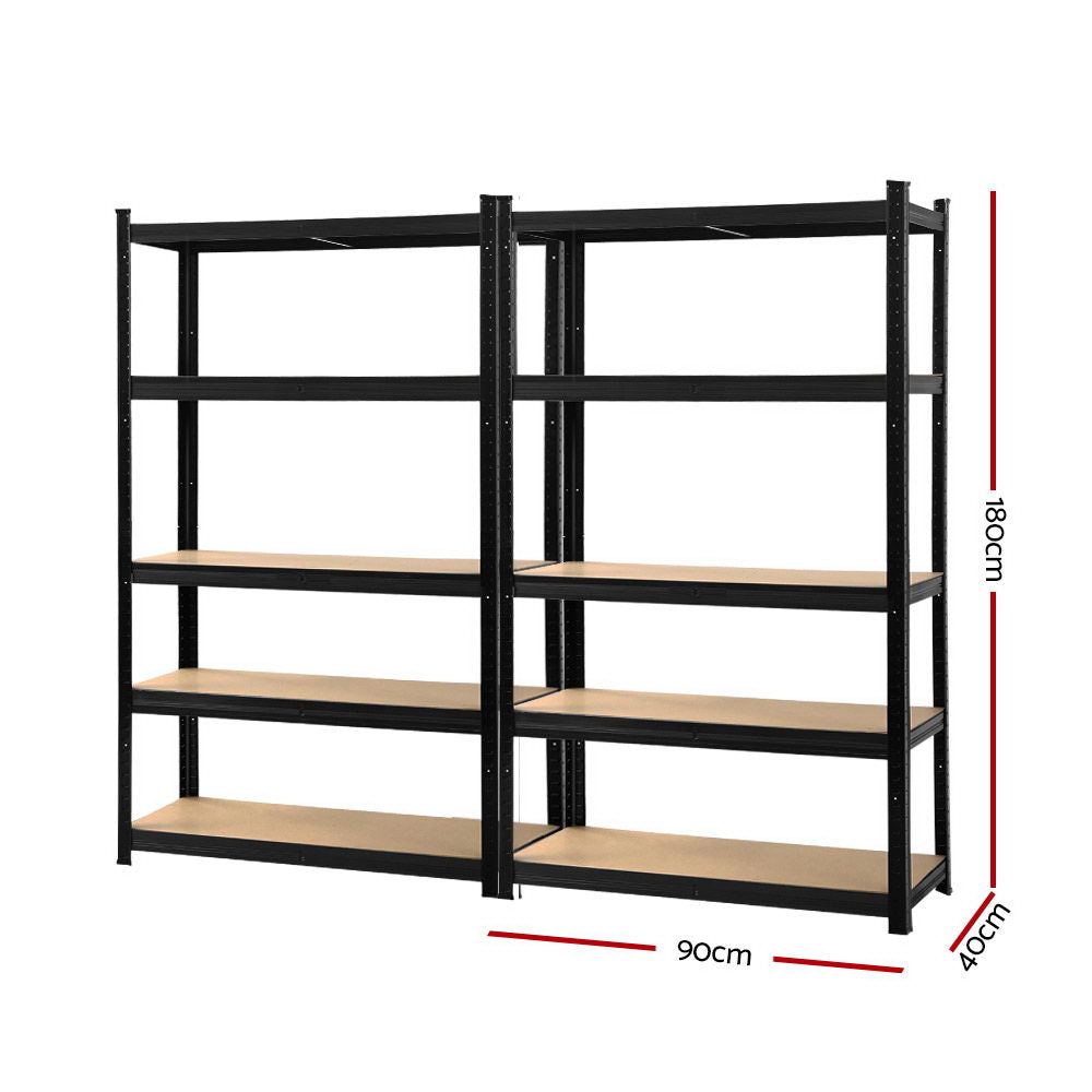 Warehouse Shelving Garage Storage 2X1.8M Steel Metal Shelves